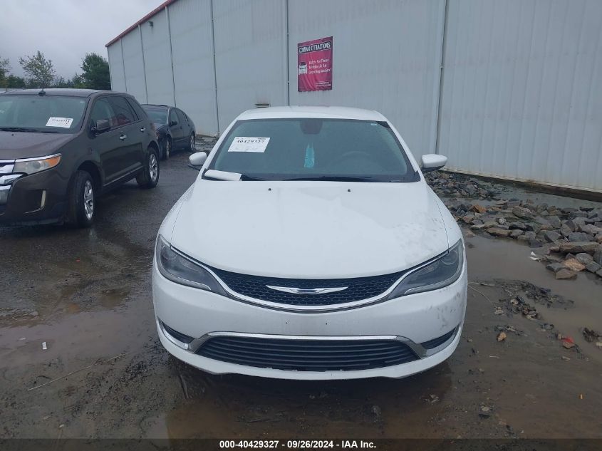 2016 Chrysler 200 Limited VIN: 1C3CCCAB2GN164664 Lot: 40429327