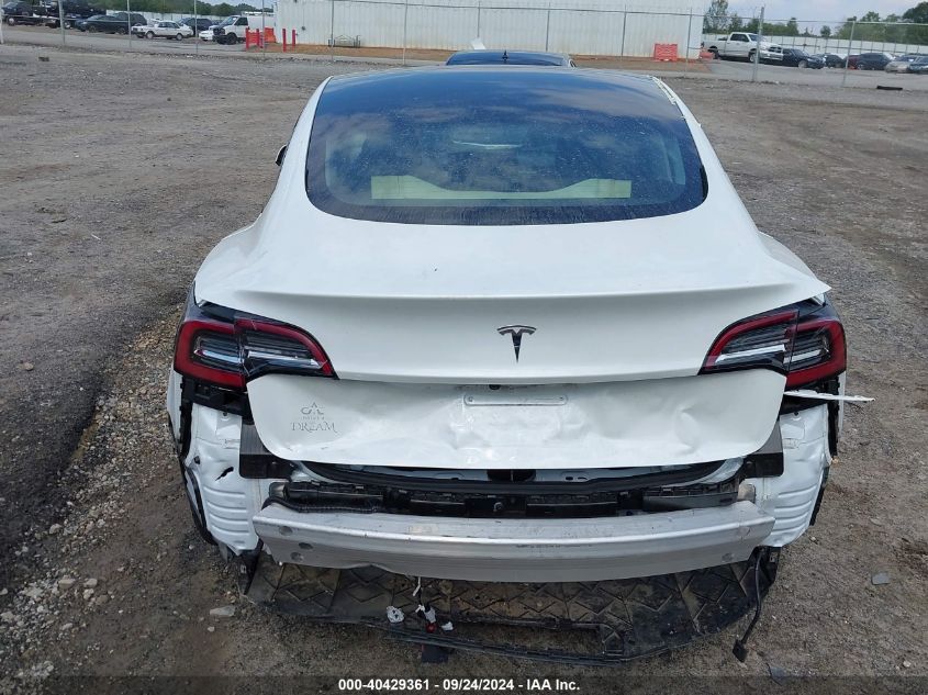 2021 Tesla Model 3 Standard Range Plus Rear-Wheel Drive VIN: 5YJ3E1EAXMF031690 Lot: 40429361