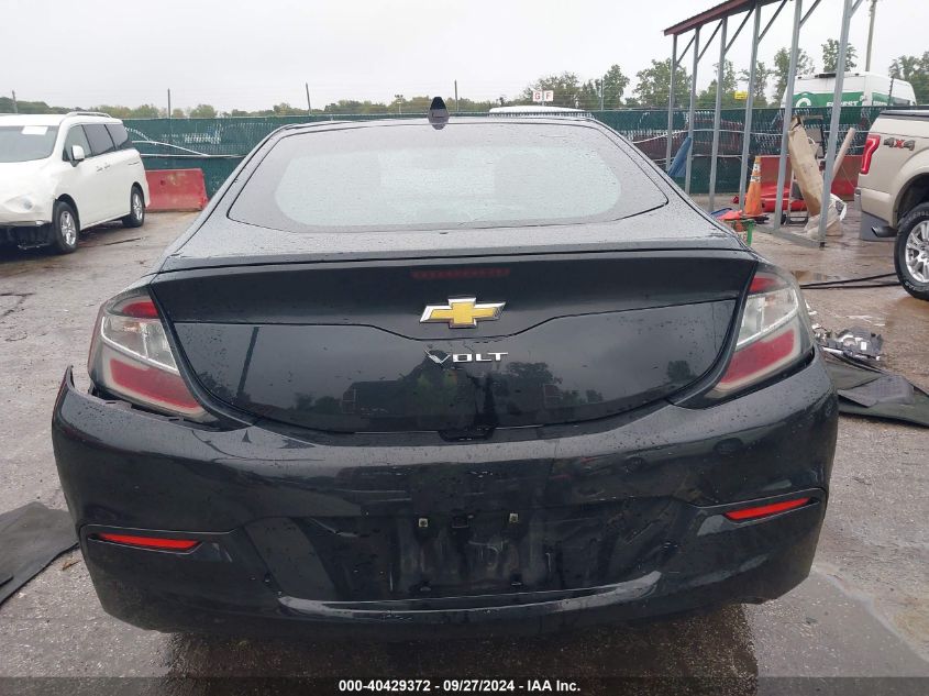 2018 Chevrolet Volt Lt VIN: 1G1RC6S51JU135839 Lot: 40429372