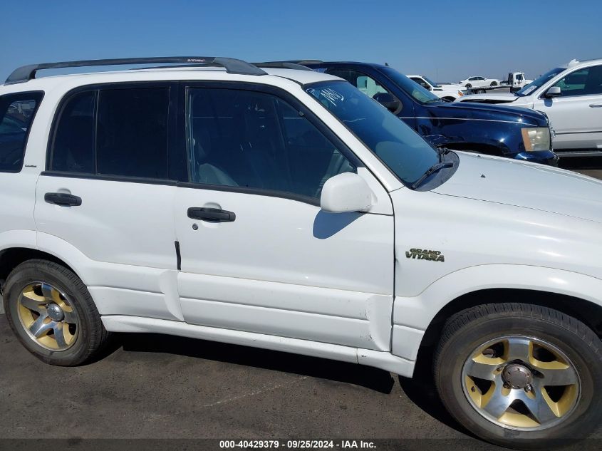 2000 Suzuki Grand Vitara Jls/Jls+/Limited VIN: JS3TE62V1Y4107333 Lot: 40429379