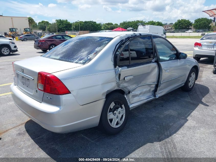 2003 Honda Civic Lx VIN: 1HGES16543L005019 Lot: 40429409