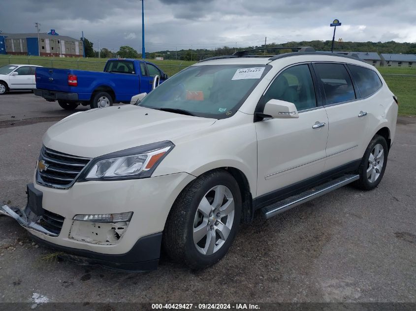 2015 Chevrolet Traverse Ltz VIN: 1GNKVJKDXFJ257564 Lot: 40429427