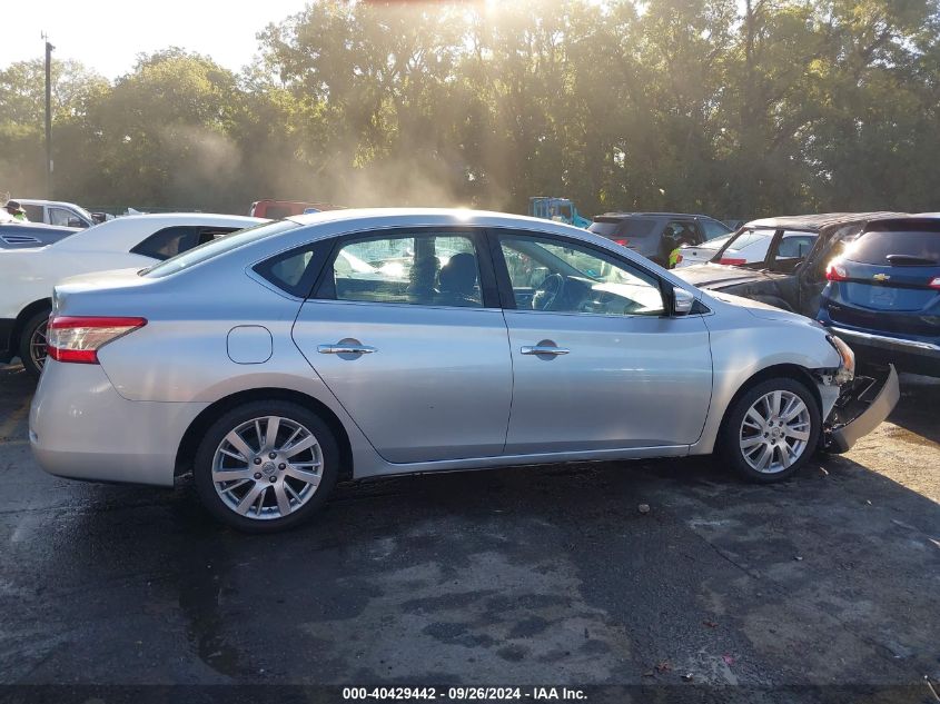 2013 Nissan Sentra Sl VIN: 3N1AB7AP2DL746741 Lot: 40429442