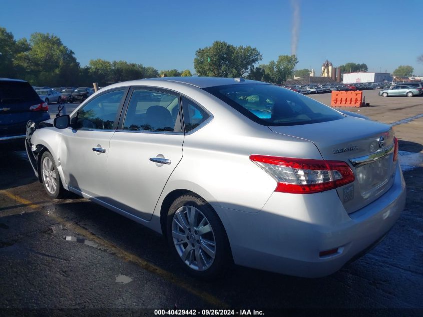 2013 Nissan Sentra Sl VIN: 3N1AB7AP2DL746741 Lot: 40429442