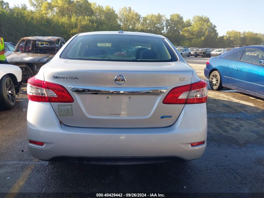 2013 Nissan Sentra Sl VIN: 3N1AB7AP2DL746741 Lot: 40429442