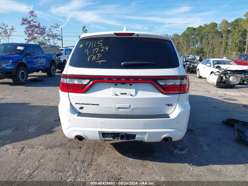 2020 Dodge Durango R/T Awd VIN: 1C4SDJCT5LC405363 Lot: 40429482