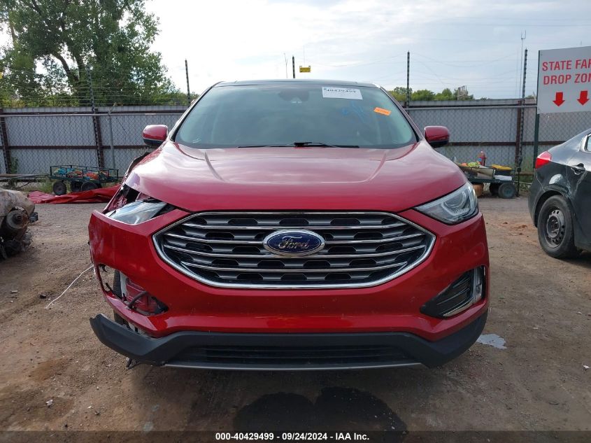 2022 Ford Edge Sel VIN: 2FMPK4J92NBA15081 Lot: 40429499