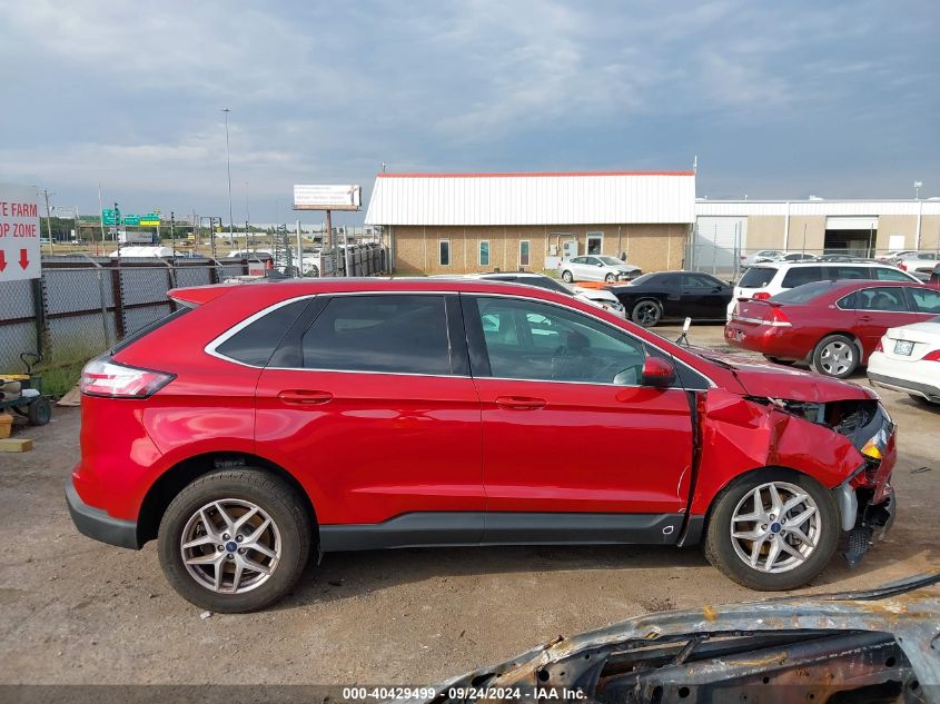 2022 Ford Edge Sel VIN: 2FMPK4J92NBA15081 Lot: 40429499