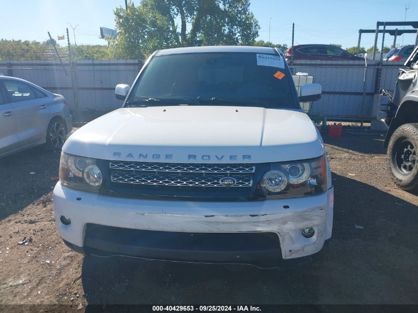 2012 Land Rover Range Rover Sport Hse VIN: SALSK2D45CA729937 Lot: 40429653