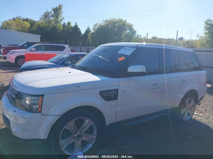 2012 Land Rover Range Rover Sport Hse VIN: SALSK2D45CA729937 Lot: 40429653