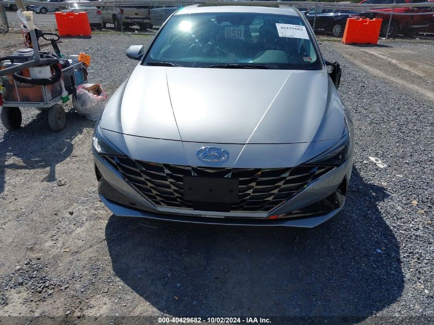 2021 Hyundai Elantra Limited VIN: 5NPLP4AG9MH009641 Lot: 40429682