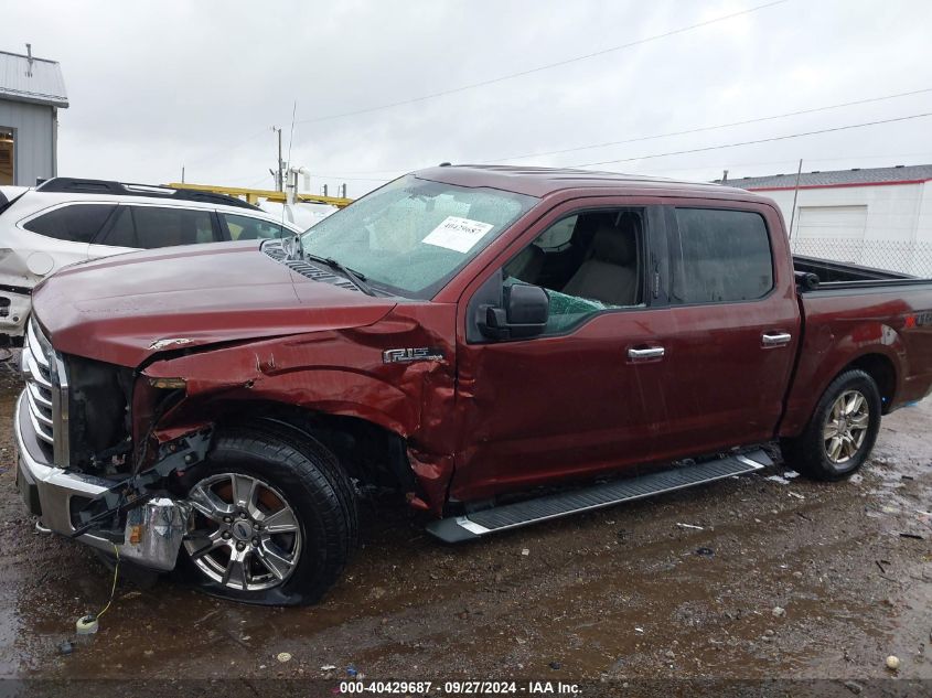 2016 Ford F-150 Xlt VIN: 1FTEW1EF8GFB31689 Lot: 40429687