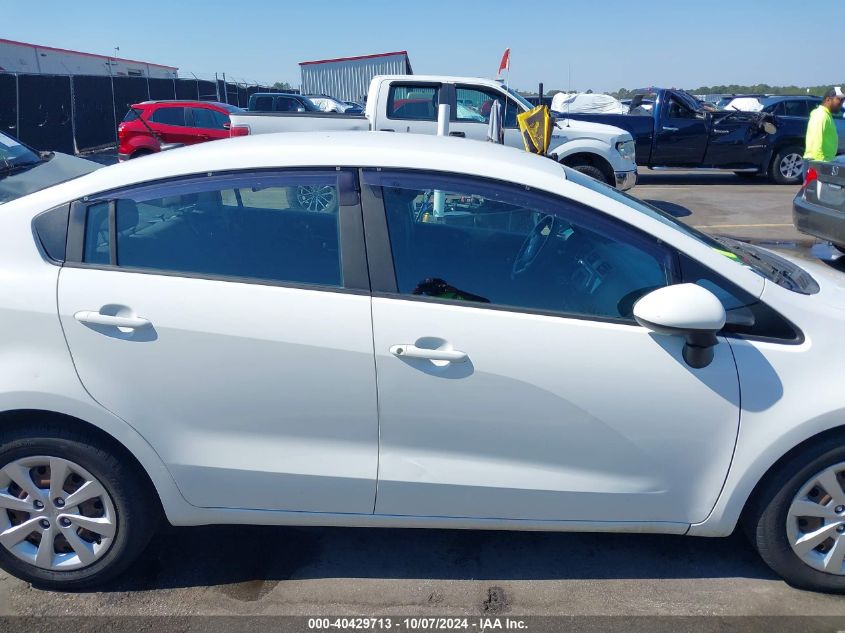 2016 Kia Rio Lx VIN: KNADM4A36G6689312 Lot: 40429713