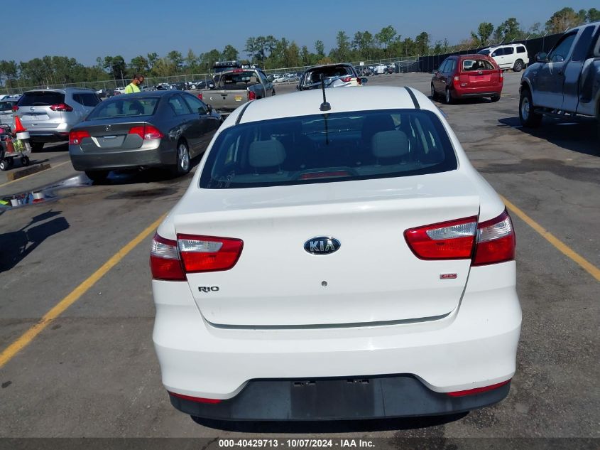 2016 Kia Rio Lx VIN: KNADM4A36G6689312 Lot: 40429713