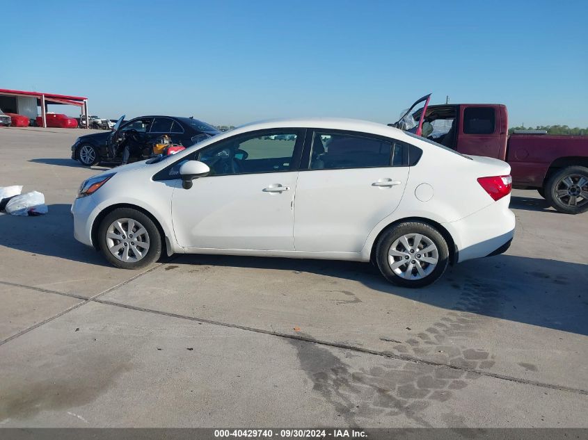 2015 Kia Rio Lx VIN: KNADM4A31F6528297 Lot: 40429740