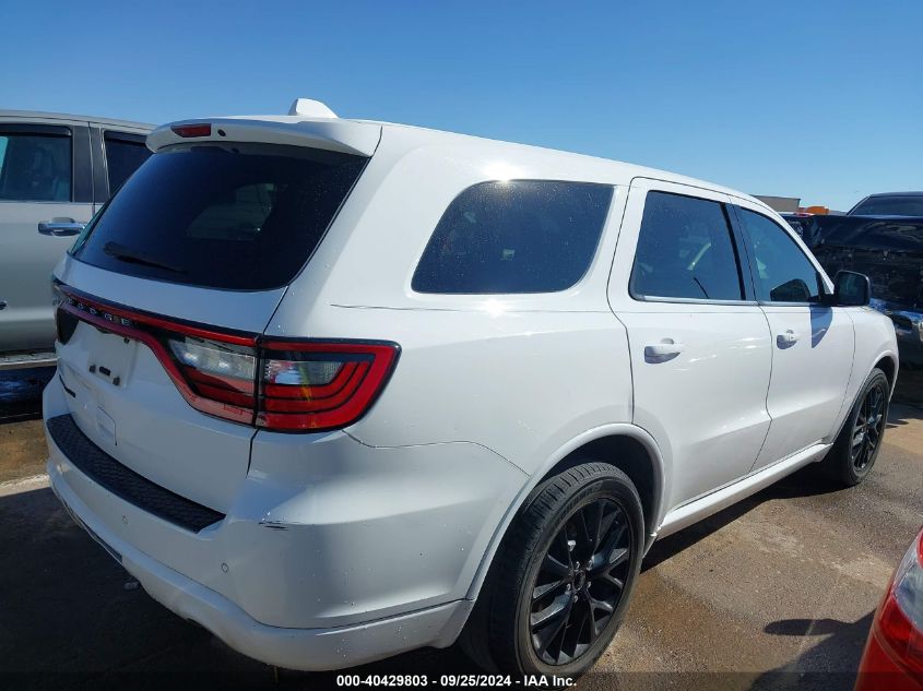 2016 Dodge Durango Sxt VIN: 1C4RDHAG6GC502803 Lot: 40429803