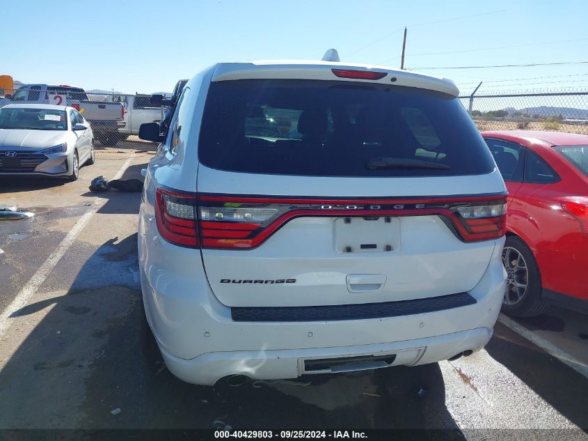 2016 Dodge Durango Sxt VIN: 1C4RDHAG6GC502803 Lot: 40429803