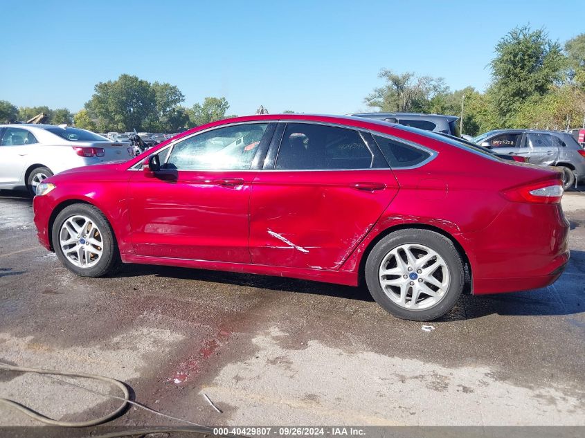 2016 Ford Fusion Se VIN: 1FA6P0HD9G5107015 Lot: 40429807