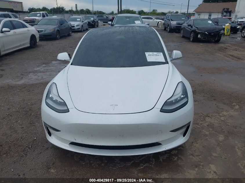 2019 Tesla Model 3 Long Range/Performance VIN: 5YJ3E1EB4KF195524 Lot: 40429817