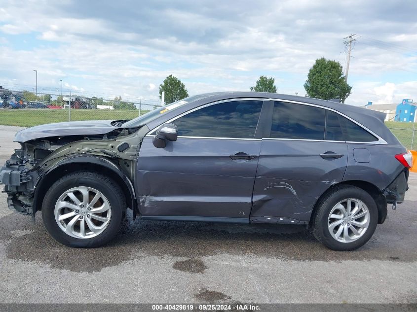 2017 Acura Rdx Technology Package/W/Technology/Acurawatch Plus Pkg VIN: 5J8TB4H54HL001100 Lot: 40429819