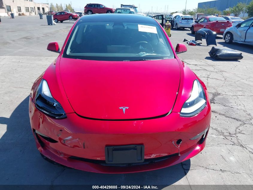 2023 Tesla Model 3 Rear-Wheel Drive VIN: 5YJ3E1EA1PF556724 Lot: 40429885