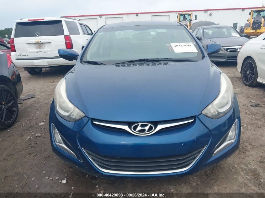 2015 Hyundai Elantra Se/Sport/Limited VIN: KMHDH4AE1FU350682 Lot: 40429898