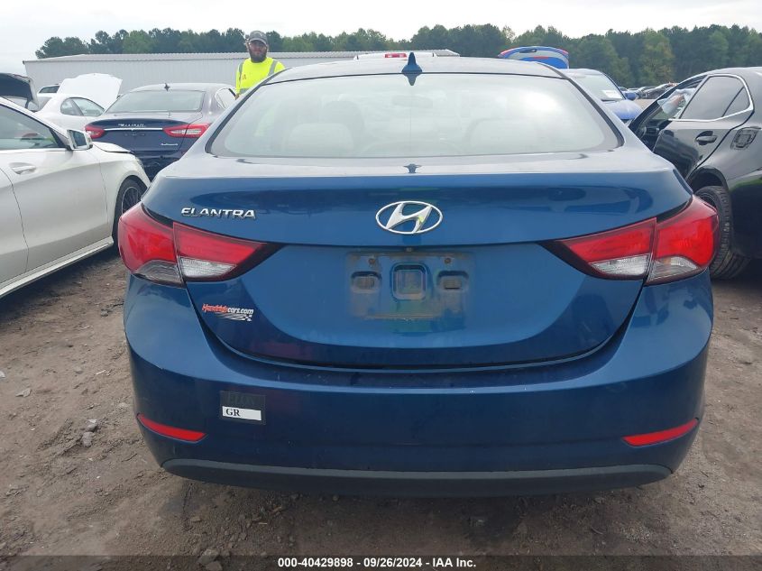 2015 Hyundai Elantra Se/Sport/Limited VIN: KMHDH4AE1FU350682 Lot: 40429898