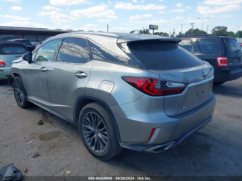 VIN 2T2BZMCA6KC172984 2019 Lexus RX, 350 F Sport no.3