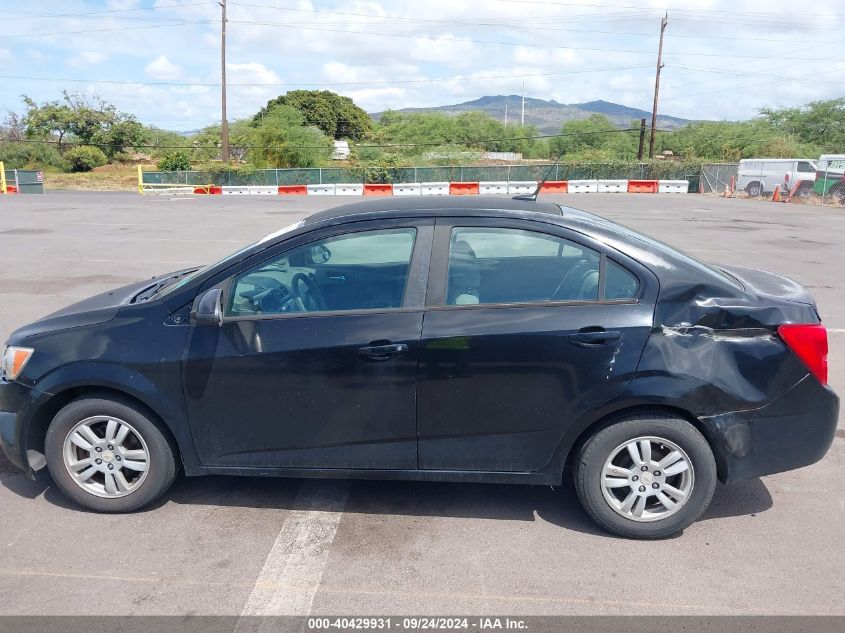 2012 Chevrolet Sonic 2Ls VIN: 1G1JA5SH3C4146173 Lot: 40429931