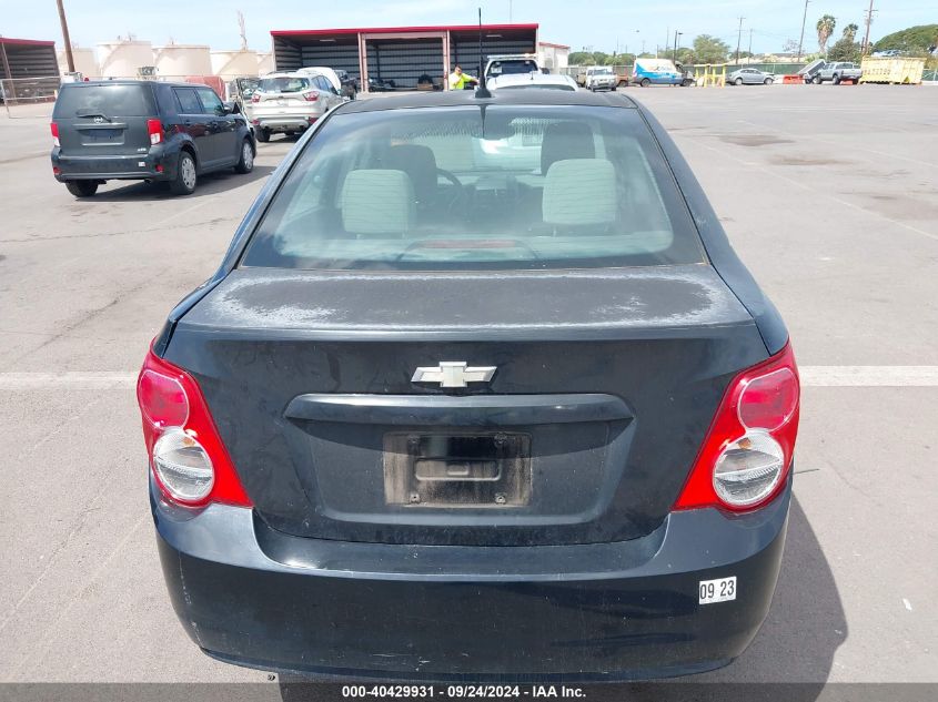 2012 Chevrolet Sonic 2Ls VIN: 1G1JA5SH3C4146173 Lot: 40429931