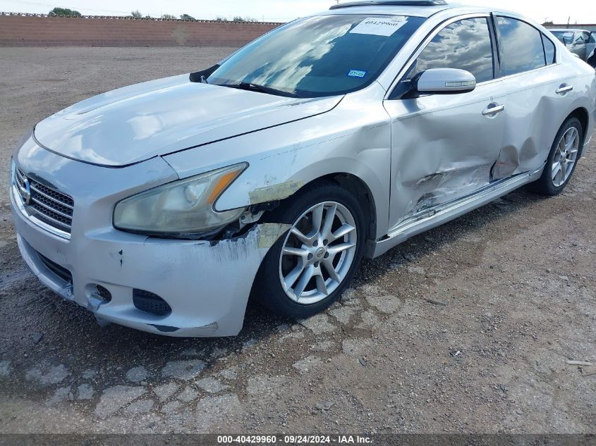 2010 Nissan Maxima 3.5 Sv VIN: 1N4AA5APXAC805262 Lot: 40429960