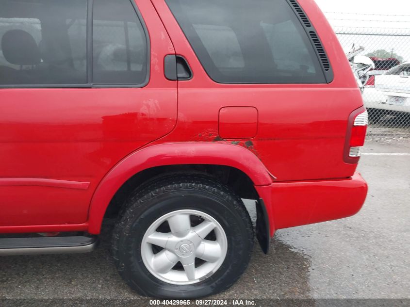 JN8DR09Y81W603913 2001 Nissan Pathfinder Le