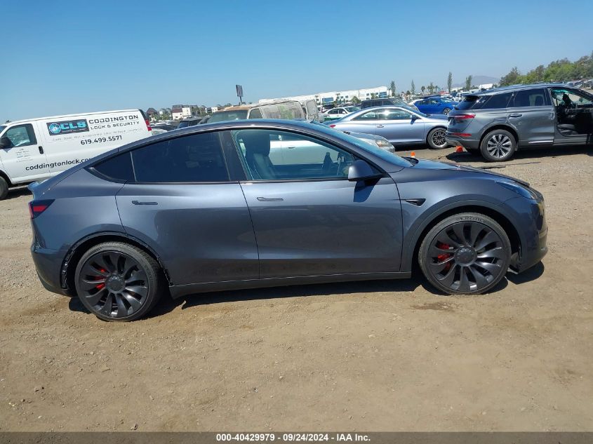 2023 Tesla Model Y Awd/Performance Dual Motor All-Wheel Drive VIN: 7SAYGDEF3PF935594 Lot: 40429979