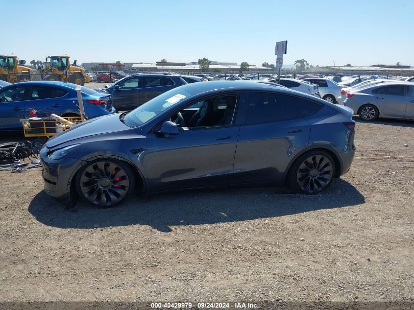 2023 Tesla Model Y Awd/Performance Dual Motor All-Wheel Drive VIN: 7SAYGDEF3PF935594 Lot: 40429979