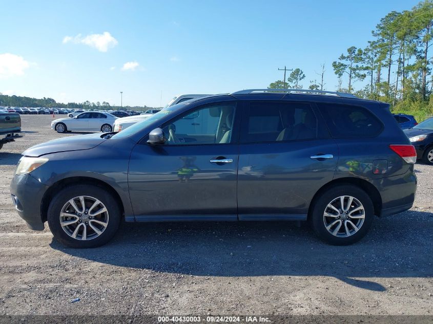 2014 Nissan Pathfinder Sv VIN: 5N1AR2MNXEC655778 Lot: 40430003