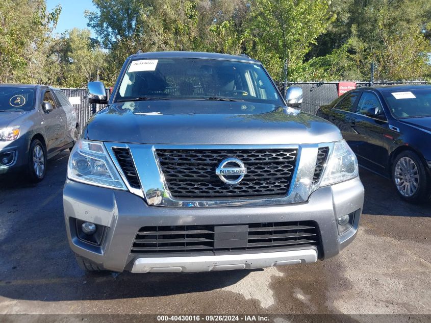 2018 Nissan Armada Sl VIN: JN8AY2NCXJ9556121 Lot: 40430016