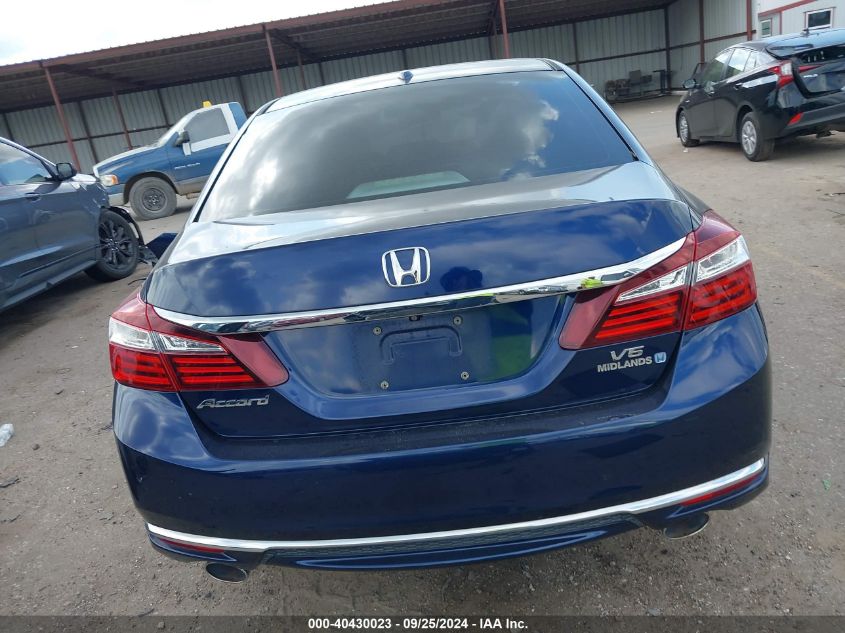 1HGCR3F06GA023431 2016 Honda Accord Ex-L V-6