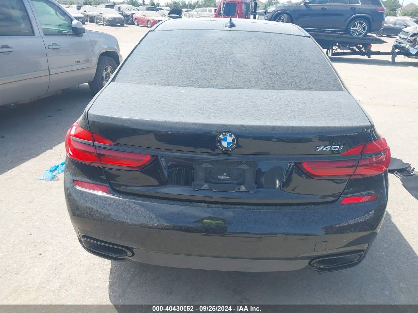 2019 BMW 740I VIN: WBA7E2C51KB454233 Lot: 40430052