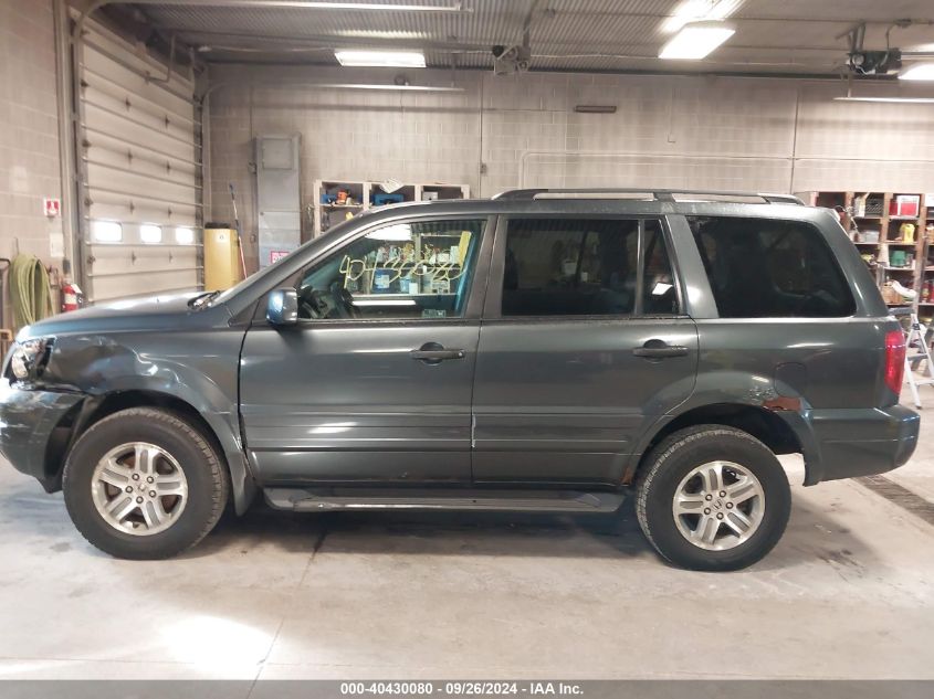 2004 Honda Pilot Exl VIN: 2HKYF18554H586114 Lot: 40430080