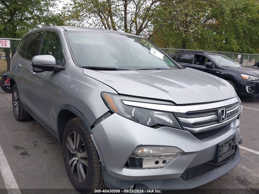 Vin: 5fnyf6h79gb121613, lot: 40918708, honda pilot ex-l 20161