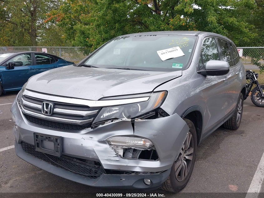 Vin: 5fnyf6h79gb121613, lot: 40918708, honda pilot ex-l 20162