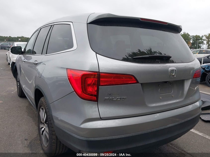 Vin: 5fnyf6h79gb121613, lot: 40918708, honda pilot ex-l 20163