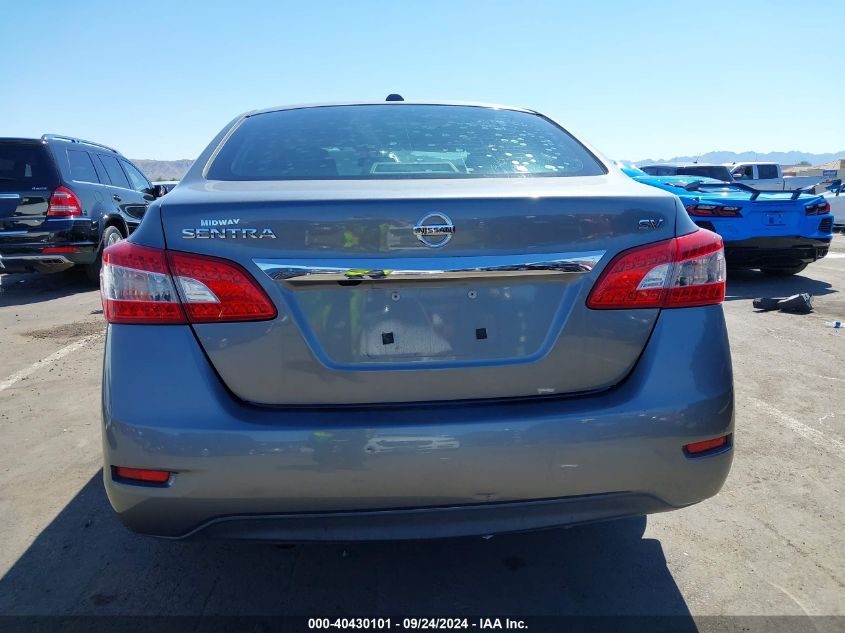 2015 Nissan Sentra Sv VIN: 3N1AB7AP2FY316360 Lot: 40430101