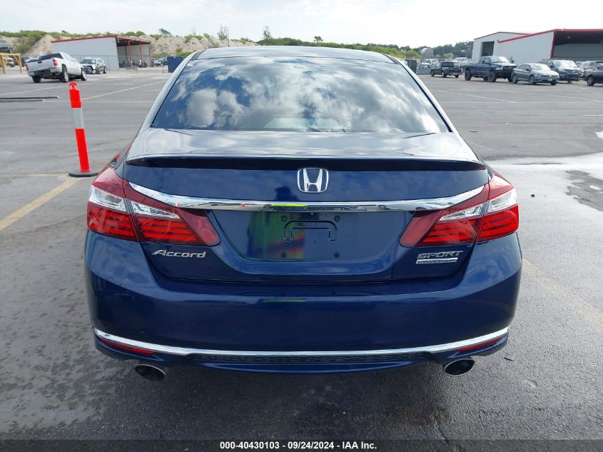 1HGCR2F16HA256388 2017 Honda Accord Sport Se