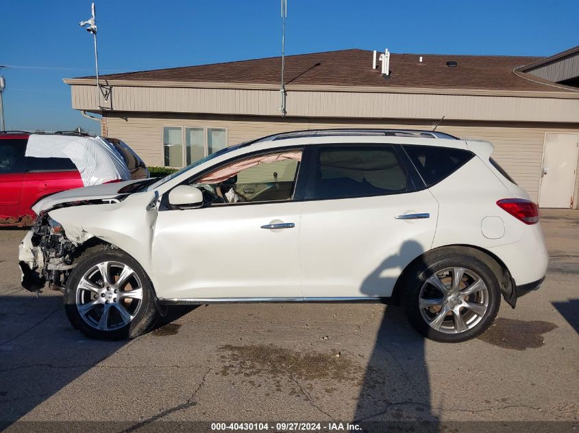 2012 Nissan Murano Le VIN: JN8AZ1MW2CW239926 Lot: 40430104