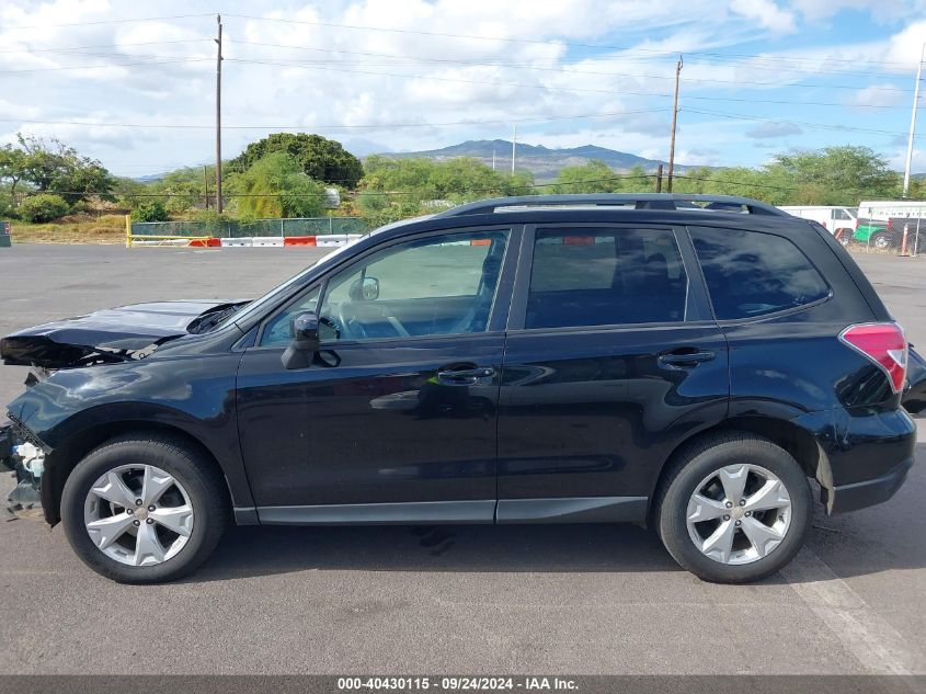 2016 Subaru Forester 2.5I Premium VIN: JF2SJADC5GH502547 Lot: 40430115