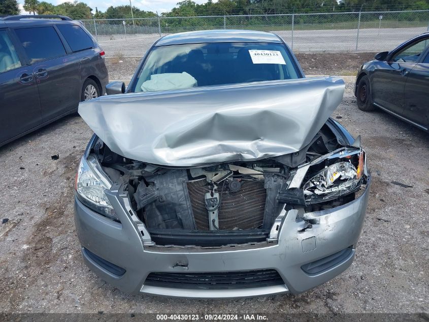 2014 Nissan Sentra Sv VIN: 3N1AB7AP6EY222772 Lot: 40430123