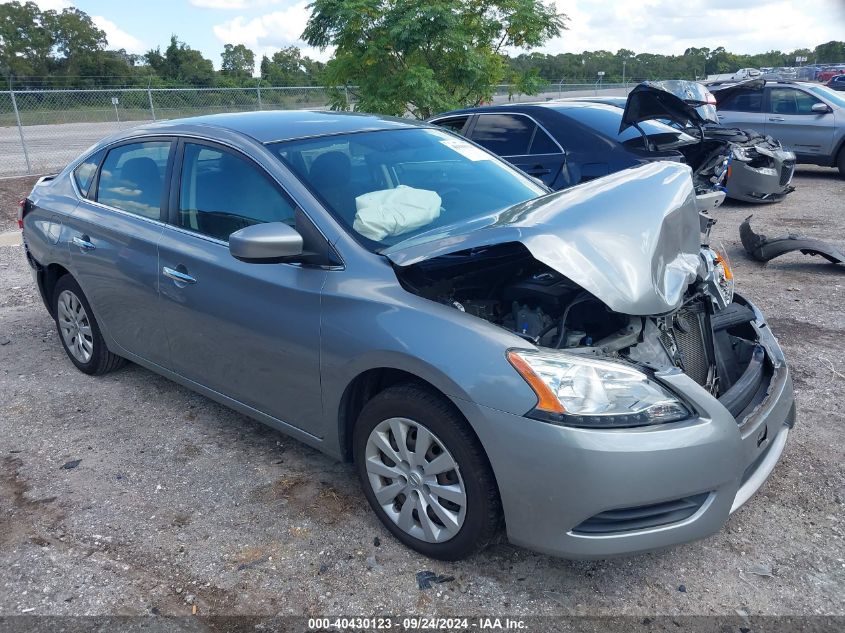 2014 Nissan Sentra Sv VIN: 3N1AB7AP6EY222772 Lot: 40430123