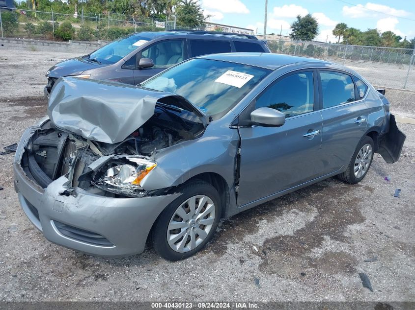 2014 Nissan Sentra Sv VIN: 3N1AB7AP6EY222772 Lot: 40430123