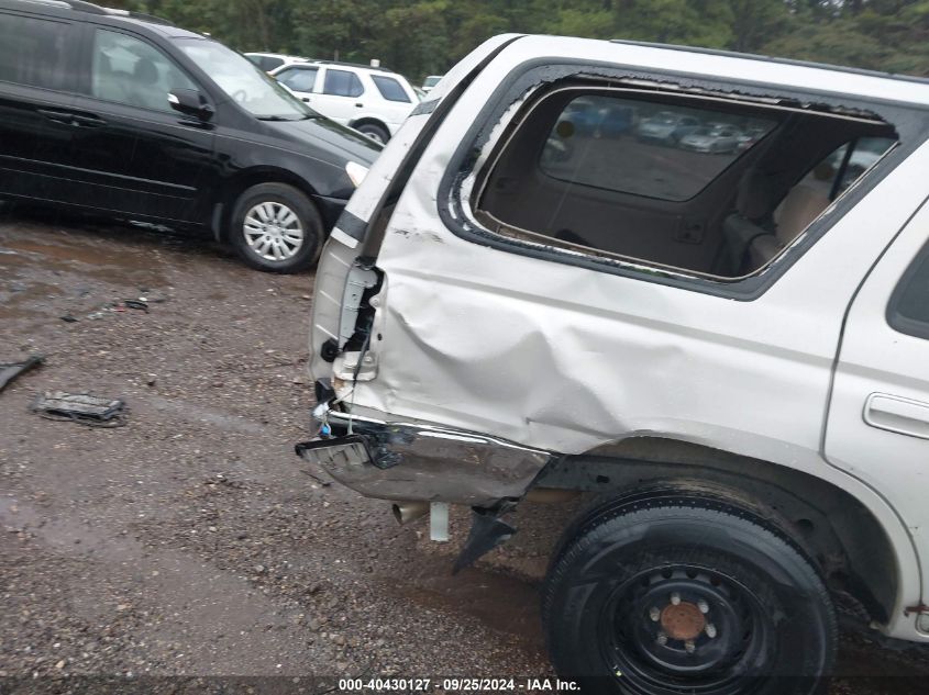 2000 Toyota 4Runner Sr5 V6 VIN: JT3GN86R3Y0178456 Lot: 40430127